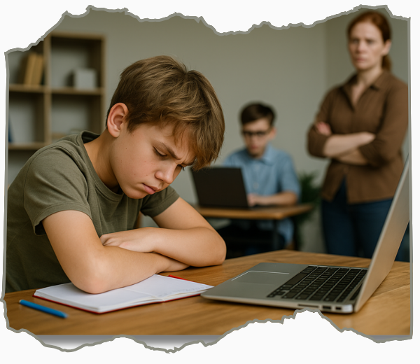 Mobiler Header - Homeschooling ergonomisch gestalten mit gesundem Lernplatz für Kinder am Schreibtisch